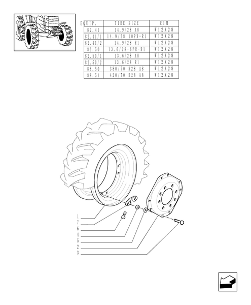 TM140-82.00[01] - 4WD DRIVING WHEELS