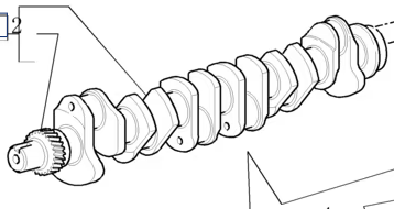 84203506R REMAN-CRANKSHAFT