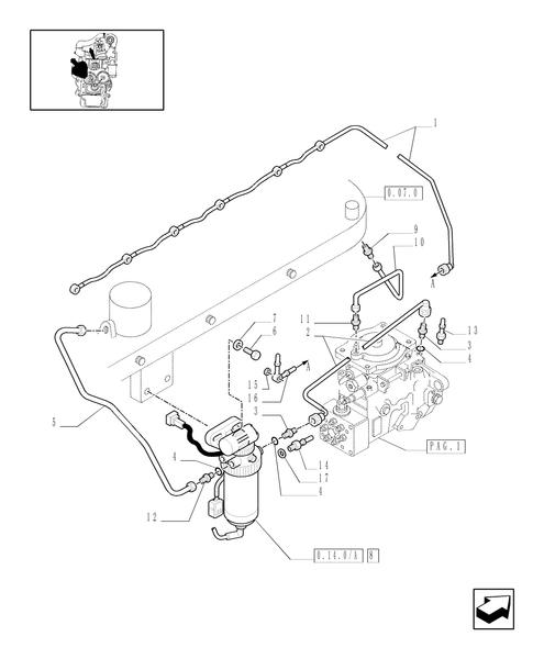 TM175-0.14.0[02] - 1 FILTER FUEL SYSTEM
