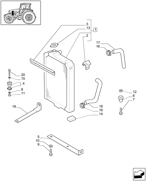 TM175-1.17.0/02 - RADIATOR & RELATED PARTS