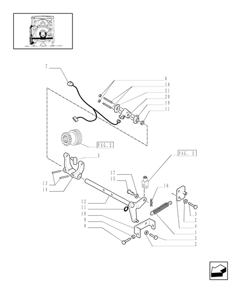 TM175-1.32.3/03[01] - (VAR.146/1) SUPP.  GEAR REDUCTION UNIT FOR FULL POWER SHIFT - REDUCTION UNIT CONTROLS