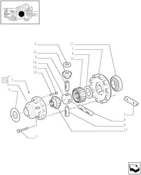 TM175-1.32.4/02 - DIFFERENTIAL GEARS