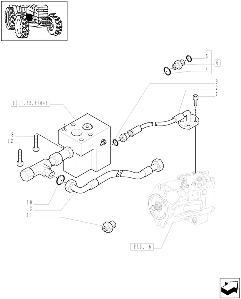 TM175-1.32.8/04[07] - (VAR.481) 150 L/MIN PUMP CCLS W/EDC - PUMPS FOR HYDRAULIC SYSTEM AND LIFT