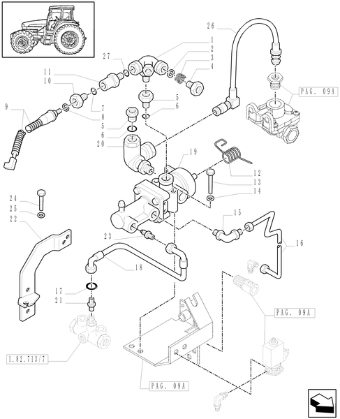 TM175-1.68.6/03[11A] - (VAR.385/2) TRAILER AIR BRAKE ITALY - AIR BRAKE CONTROL VALVE - D5339