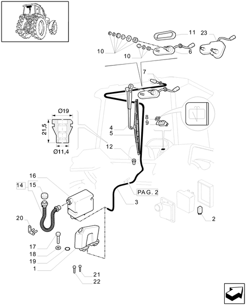 TM175-1.91.5[03] - REAR WINDSHIELD WIPER