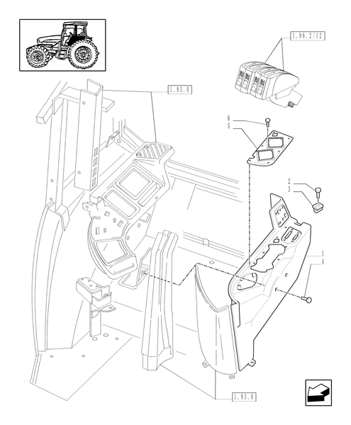 TM175-1.93.0/01 - (VAR.252-718) BATTERY WITH FOUR OR FIVE CONTROL VALVES  WITH ELECTRONIC CONTROL - LINING