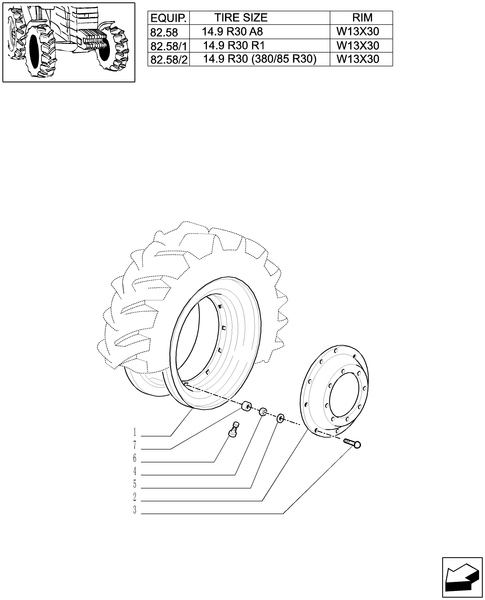 TM175-82.00[05] - 4WD DRIVING WHEELS