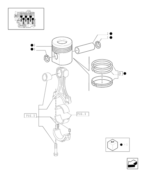 TM190-0.08.2/01[01] - PISTON & CONNECTING ROD - D4874