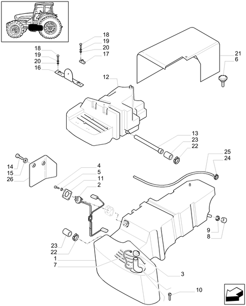 TM190-1.14.0/01[01A] - FUEL TANK - D5132 - C5317