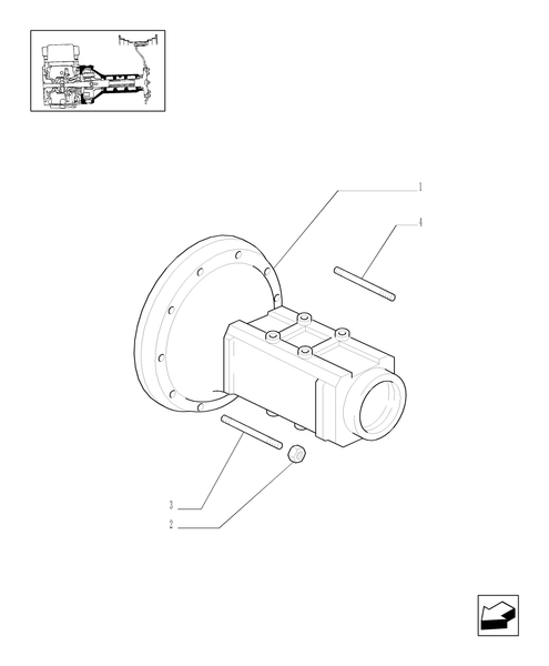 TM190-1.48.0/01 - SIDE REDUCTION UNIT (FINAL DRIVE) HOUSING AND COVERS