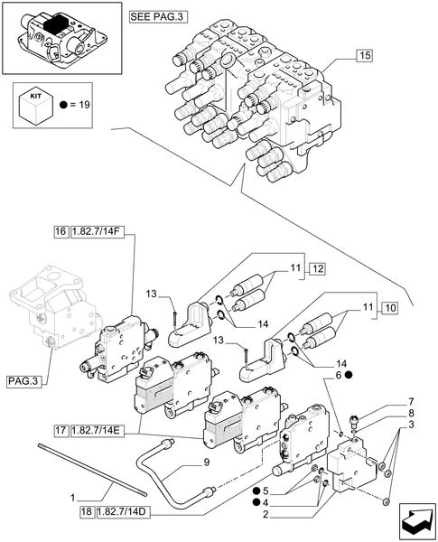 TM190-1.82.7/14[04] - (VAR.252) BATTERY WITH FIVE CONTROL VALVES  WITH ELECTRONIC CONTROL - D5504