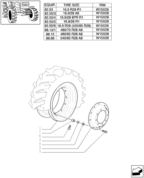 TM190-82.00[04] - 4WD DRIVING WHEELS