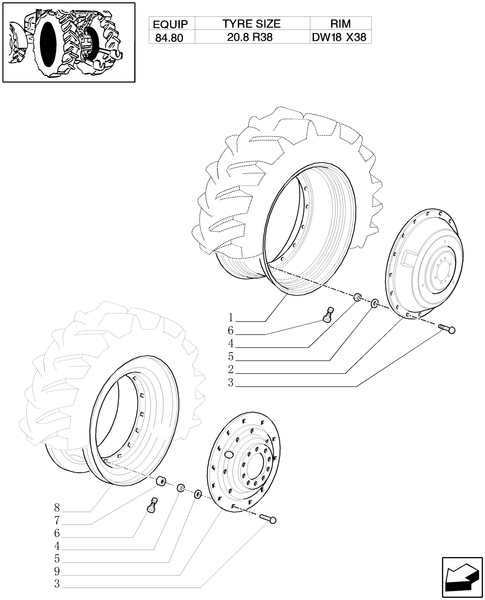 TM190-83.00[12] - DRIVE WHEELS