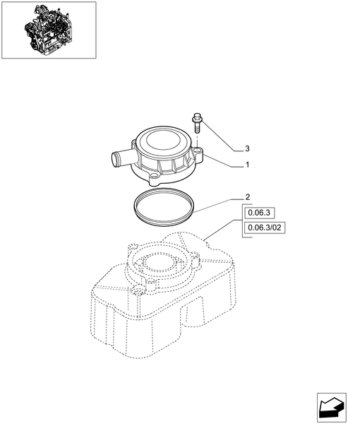 T6010 PLUS-0.04.5 - STD + VAR - 330003, 332115, 332116 - BREATHER ENGINE