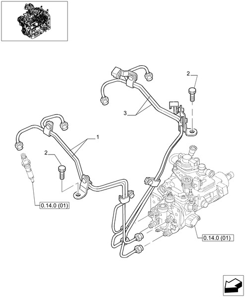 T6010 PLUS-0.14.9 - STD + VAR - 330003, 332115, 332116 - INJECTION EQUIPMENT - PIPING