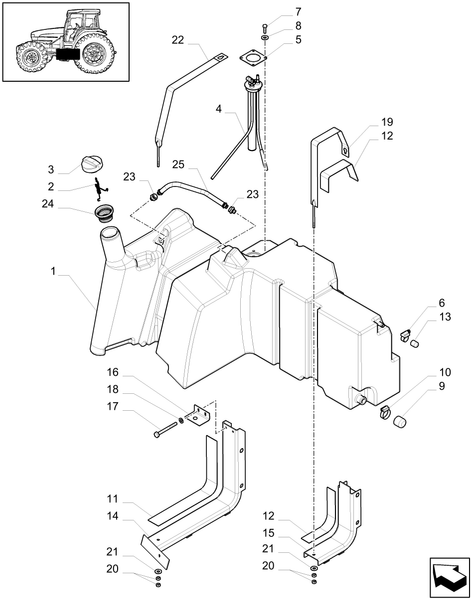 T6010 PLUS-1.14.0[01A] - STD + VAR - 330142 - FUEL TANK AND RELATED PARTS - BEGIN YR 25-SEPT-2009 - END YR 24-OCT-2013 ; (Prod Date) Between 25-Sep-2009 and 24-Oct-2013