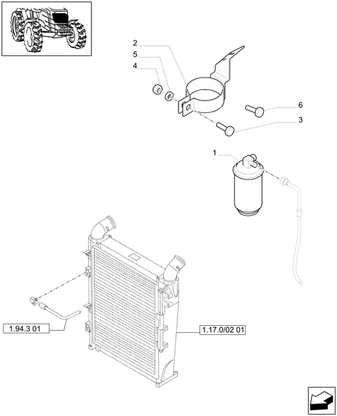 T6010 PLUS-1.17.2/01[01] - VAR - 330641 - CONDENSER AND DEHYDRATING FILTER FOR AIR CONDITIONING - END YR 09-SEPT-2009 ; (Prod Date) Before 09-Sep-2009