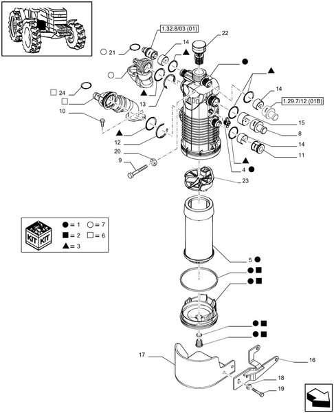 T6010 PLUS-1.32.8/03[02B] - VAR - 330835, 331836, 332836, 333836, 335836 - 113 L/MIN CCLS PUMP FOR (CL.3) FRONT AXLE - PUMPS FOR HYDRAULIC SYSTEM AND LIFT - BEGIN YR 22-FEB-2016 ; (Prod Date) After 22-Feb-2016