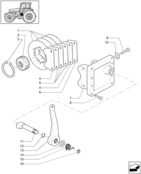 T6010 PLUS-1.65.5 - STD - PARKING BRAKE