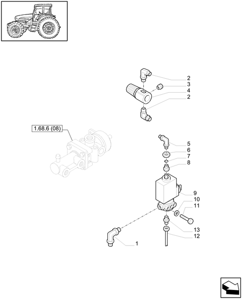 T6010 PLUS-1.68.6[12] - VAR - 332727, 332737, 332739, 333727, 333739, 339737 - TRAILER AIR BRAKE - CONTROL VALVE AND RELEVANT PARTS