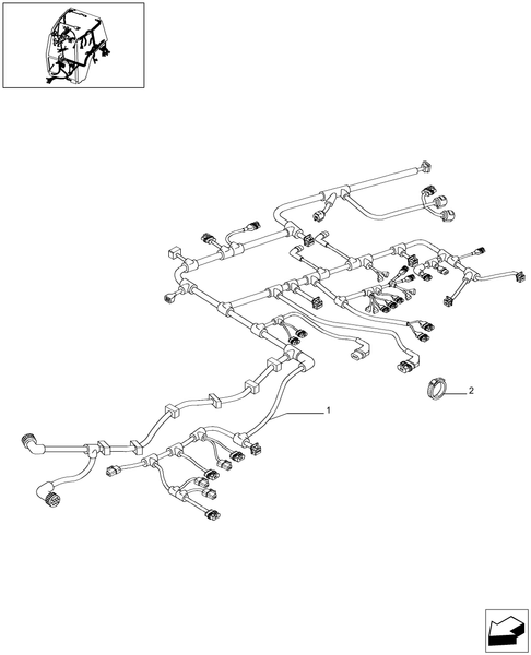 T6010 PLUS-1.75.4[12] - STD - 80 L/MIN FIXED DISPL. PUMP FOR EDC AND 24X24 - CABLE EXTENSION
