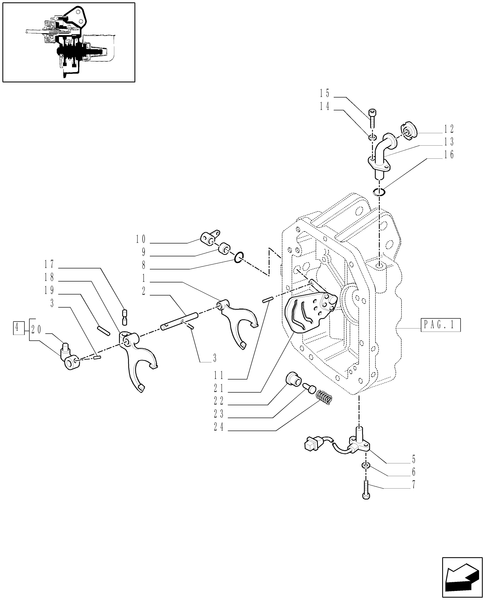 T6010 PLUS-1.80.1/03[03] - VAR - 330801 - POWER TAKE-OFF 540/750/1000 RPM - CONTROLS - C5915