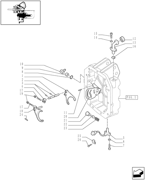 T6010 PLUS-1.80.1/03[03A] - VAR - 330801 - POWER TAKE-OFF 540/750/1000 RPM - CONTROLS - D5915