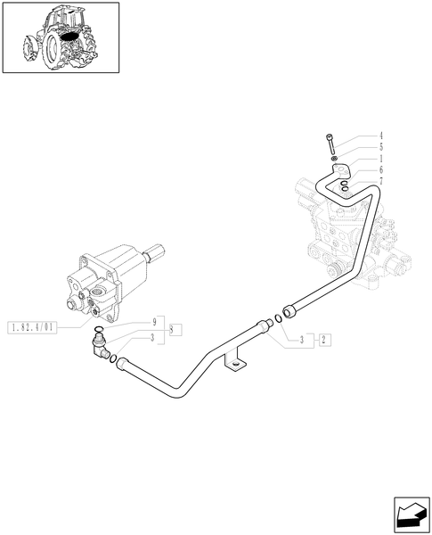 T6010 PLUS-1.82.1/06[01] - VAR - 332849, 334844, 335845 - 2/3/4 CONTROL VALVES CCLS (MDC) - LIFTER, LINES