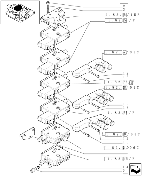 T6010 PLUS-1.82.7/17A - VAR - 330862, 331862 - 4 CCLS (EDC) ELECTRONIC CONTROL VALVES AND ASSOCIATED PARTS - C6690