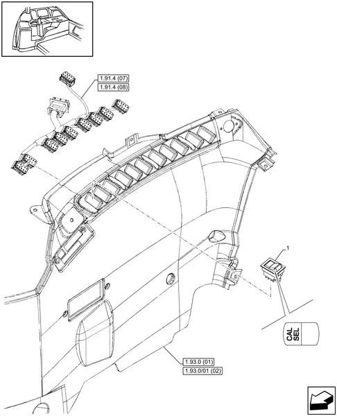 T6010 PLUS-1.91.1[01] - STD - TRANSMISSION, MANUAL/SEMIAUTO, SWITCH