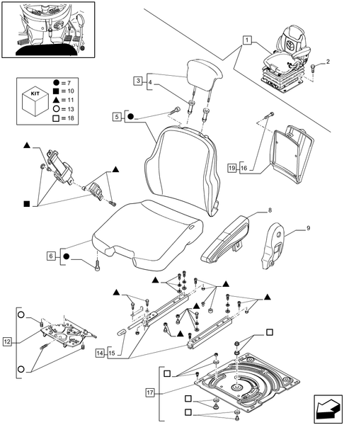 T6010 PLUS-1.93.3/  M[01] - VAR - 331709 - DELUXE SEAT WITH AIR SUSPENSION BELT AND SWITCH - BREAKDOWN - BEGIN YR 01-SEP-2009 ; (Prod Date) After 01-Sep-2009