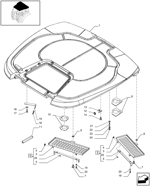 T6010 PLUS-1.94.0[01B] - STD - ROOF WITH LOW PROFILE - BEGIN YR 03-JAN-2012 ; (Prod Date) After 03-Jan-2012