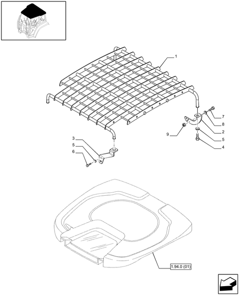 T6010 PLUS-1.94.0[05] - STD - ROOF WITH LOW PROFILE - EXTERNAL PROTECTION - BEGIN YR 29-DEC-2009 - END S/N ZABD02350 ; (SN Break) Before ZABD02350 ; (Prod Date) After 29-Dec-2009