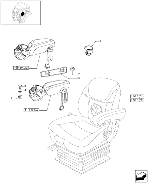 T6010 PLUS-1.97.0 - STD - CONTROL ELECTRONIC LIFT