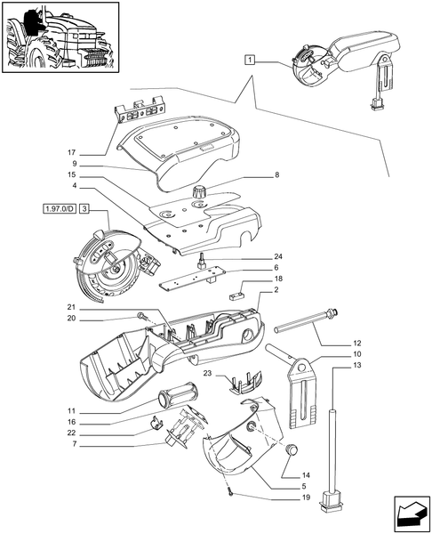 T6010 PLUS-1.97.0/02A - VAR - 330021 - EDC COMMAND UNIT - BREAKDOWN - END YR 24-MAY-2007 ; (Prod Date) Before 24-May-2007