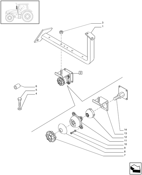 T6010 PLUS-1.99.0 - VAR - 338761 - VIDEO SUPPORT BRACKET