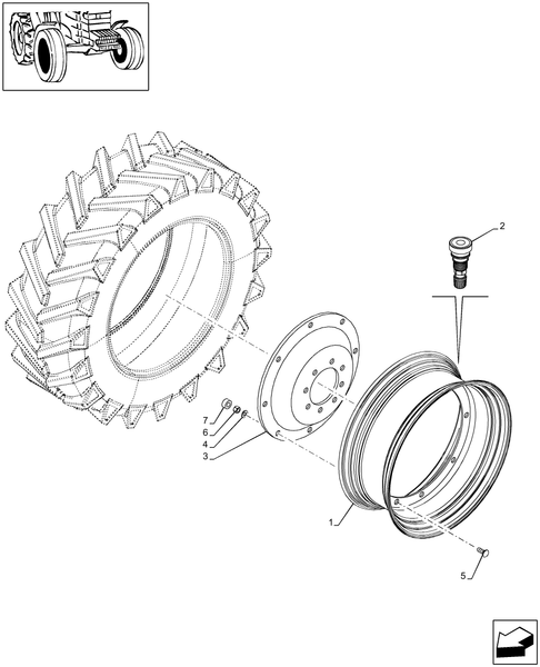 T6010 PLUS-82.00[16] - VAR - 825840, 825870 - DRIVING WHEELS (DW12X30)