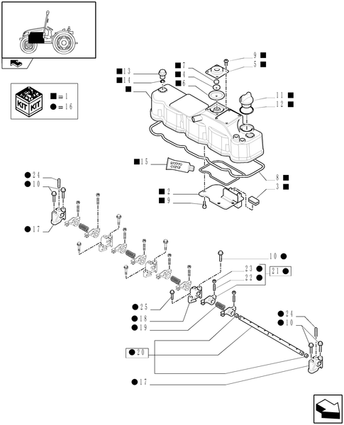 T3010-0.06.0[01] - CYLINDER HEAD, INJECTOR SLEEVE & INTAKE VALVE GUIDE-ROCKER ARM, COVER & VALVES (T3010)