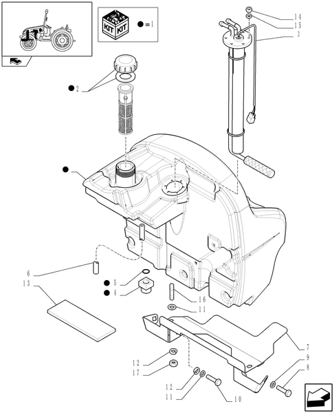 T3010-1.14.0 - FUEL TANK & RELATED PARTS