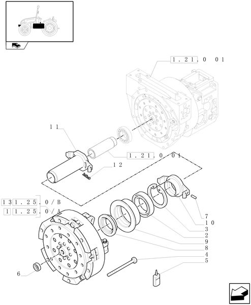 T3010-1.25.0 - DOUBLE CLUTCH, COUPLING AND RELEVANT PARTS
