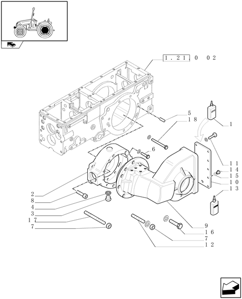 T3010-1.48.0 - SIDE REAR REDUCTION UNITS, CASING, CAPS AND SPACER