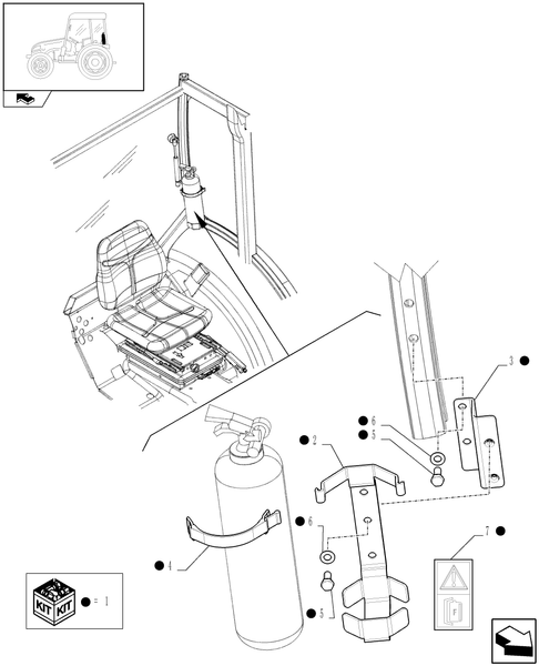 T3010-1.90.7[01] - FIRE EXTINGUISHER PREDISPOSITION AND EMERGENCY EXIT HAMMER - W/CAB