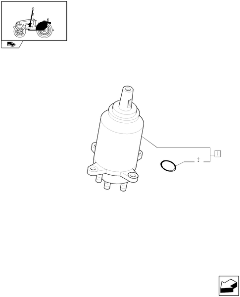 T3010-1.95.5/  A - STEERING MOTOR - BREAKDOWN