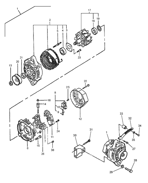 TZ25DA-01.07 - ALTERNATOR