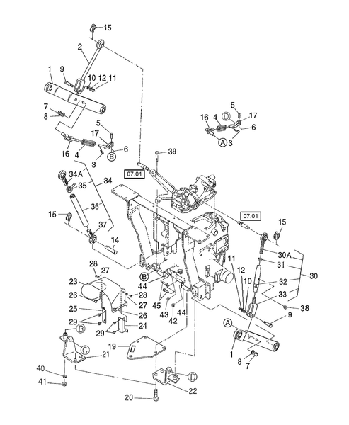 TZ25DA-09.01 - THREE POINT LINKAGE