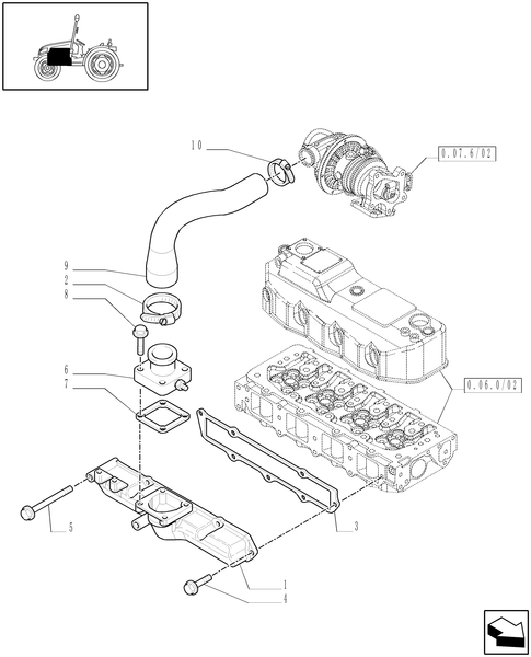 T3040-0.07.1/02[01] - INTAKE MANIFOLD (T3040)
