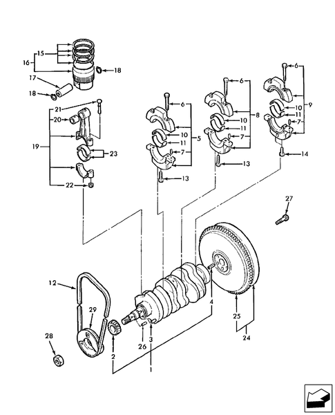 T1110-01.04 - CRANKSHAFT & PISTONS