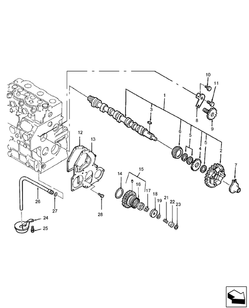 T1110-01.02 - CAMSHAFT & OIL PUMP