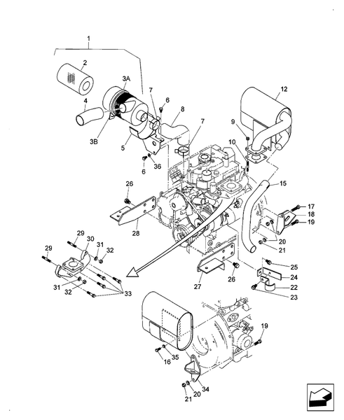 T1110-02.03 - AIR CLEANER & MUFFLER