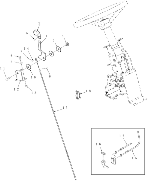 T2220-02.09 - THROTTLE CONTROLS - HAND HST